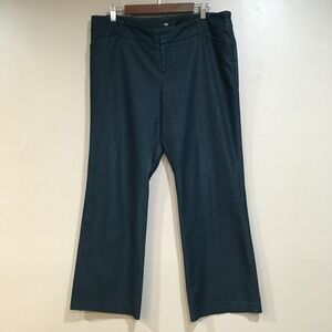 Mossimo Straight Leg Trouser Jeans Women 16 Fit 3 Dark Wash Stretch Navy Classic